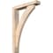 Ekena Millwork Thorton Block Smooth Bracket w/ Offset Brace, Douglas Fir, 3 1/2"W x 16"D x 24"H BKT0402X16X24THR05SDF - alternate 1